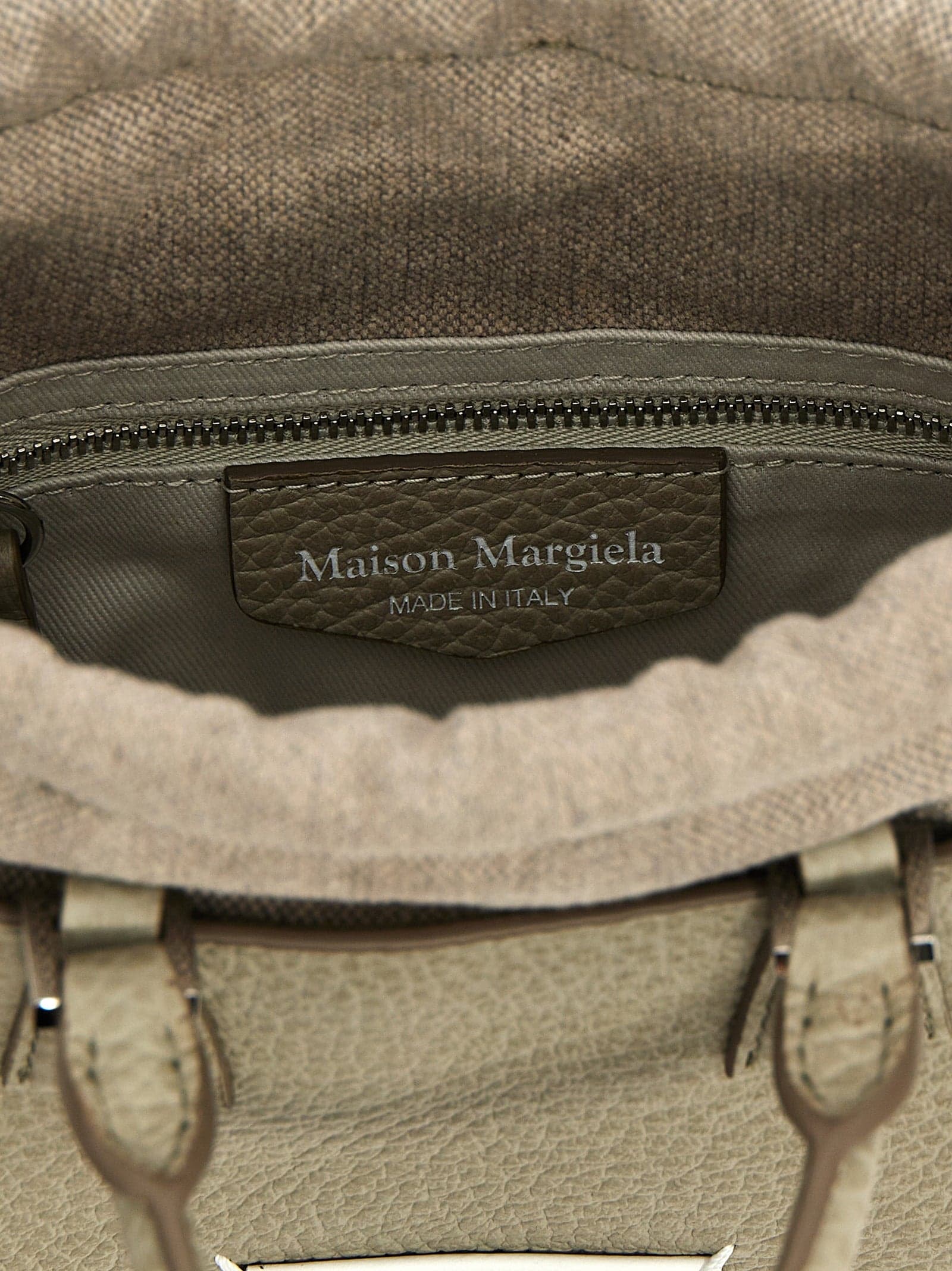 Gray Calfskin Handbag - 4