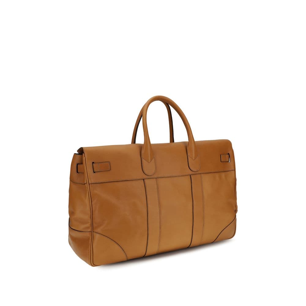 Brown Calf Leather Bos Taurus Luggage And Travel - 3