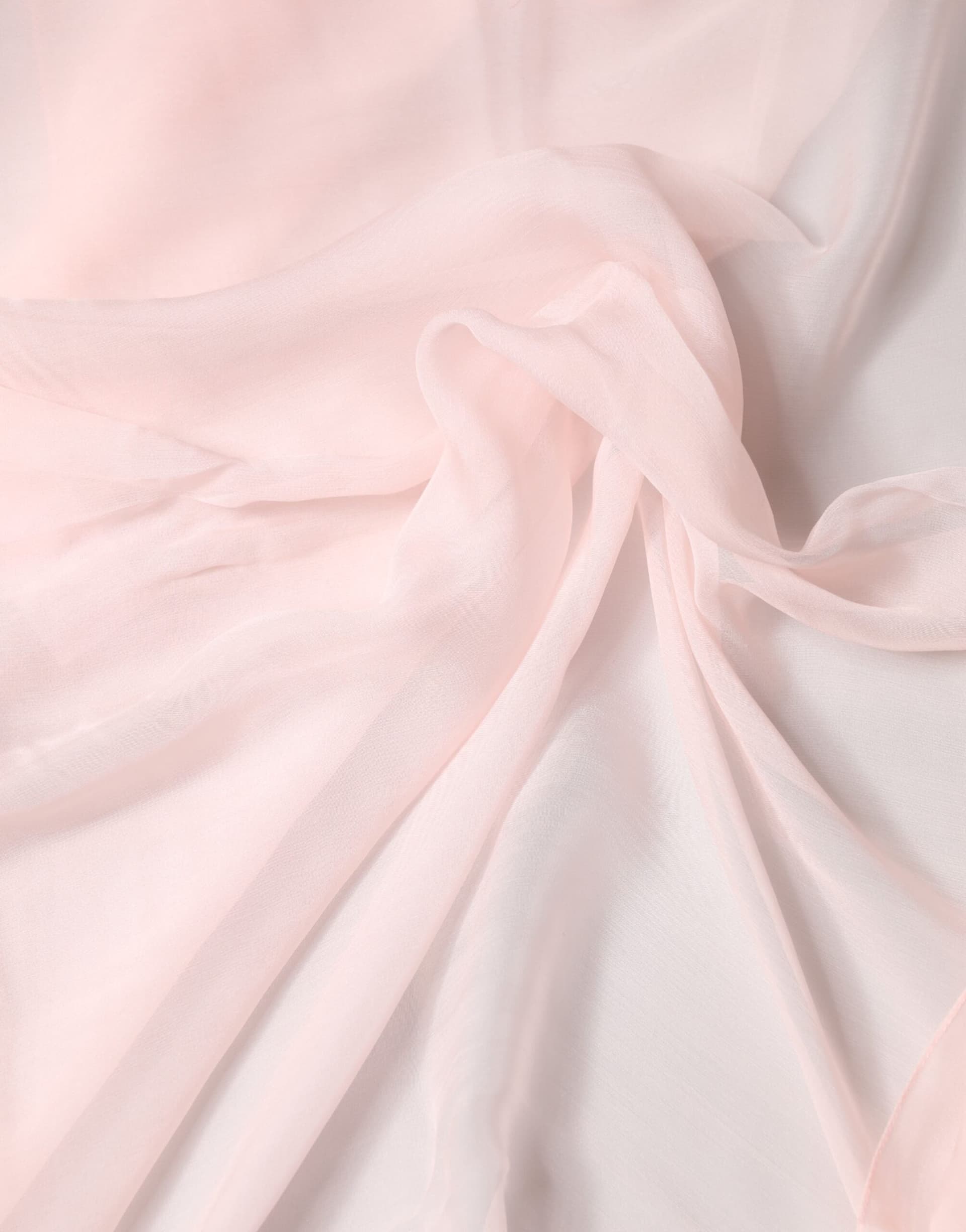 Light Pink Stole Silk Neck Wrap Shawl  Scarf - 4