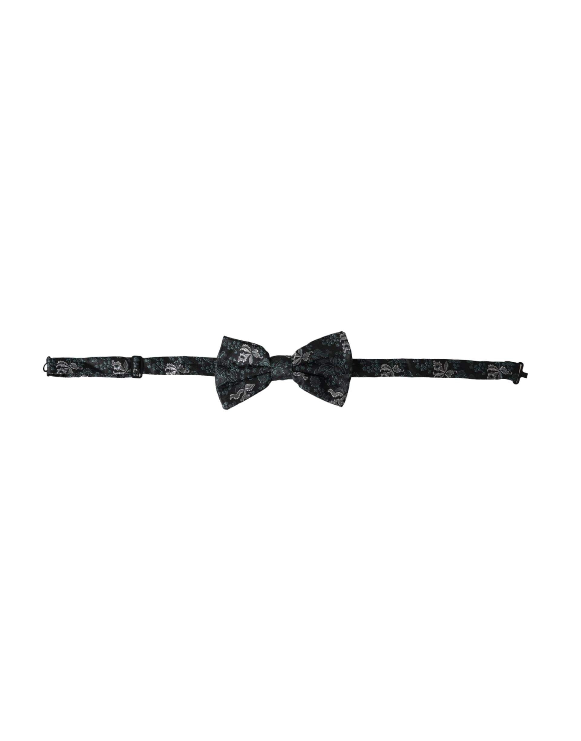 Multicolor Fantasy Floral Silk Adjustable Neck Men Bow Tie - 2