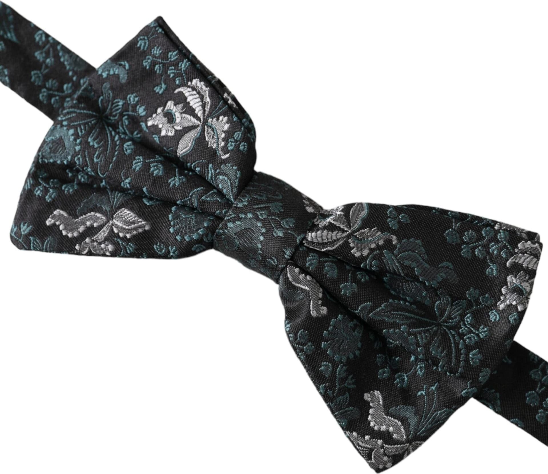 Multicolor Fantasy Floral Silk Adjustable Neck Men Bow Tie - 3