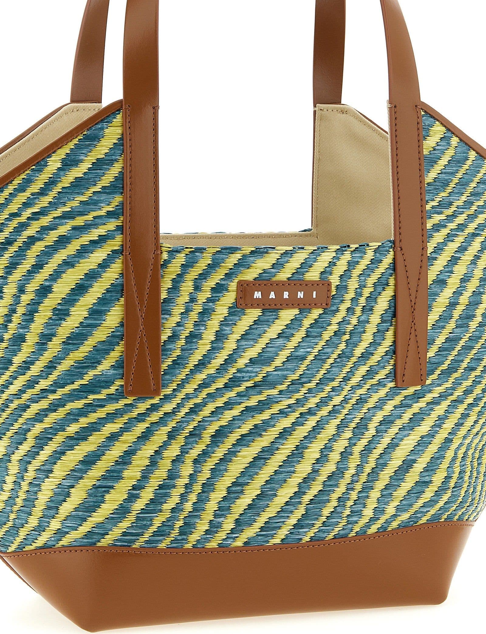 Bicolor Polyamide Tote Bag - 3