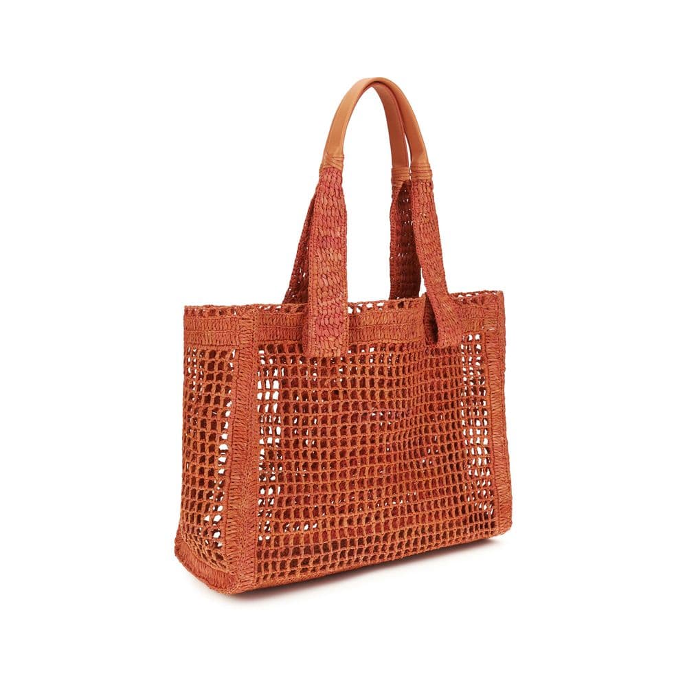 Multicolor Raffia Shoulder Bag - 3