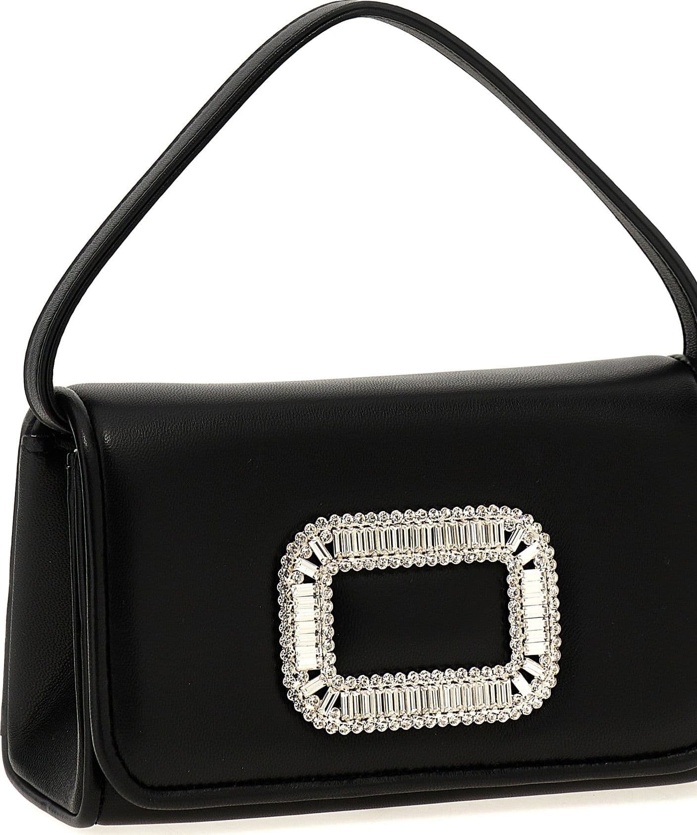 Black Lamb Leather Handbag - 3