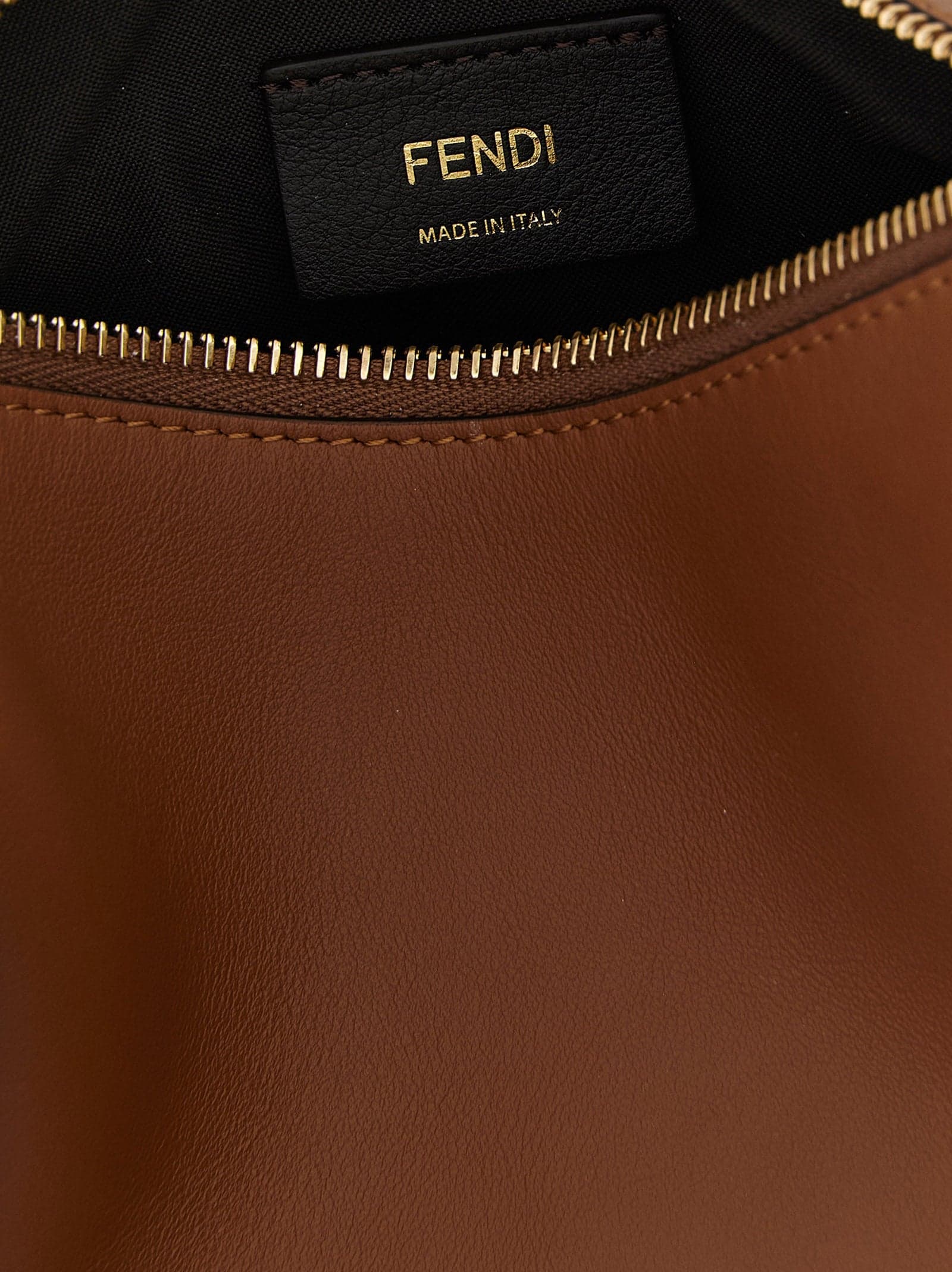 Brown Calfskin Handbag - 4