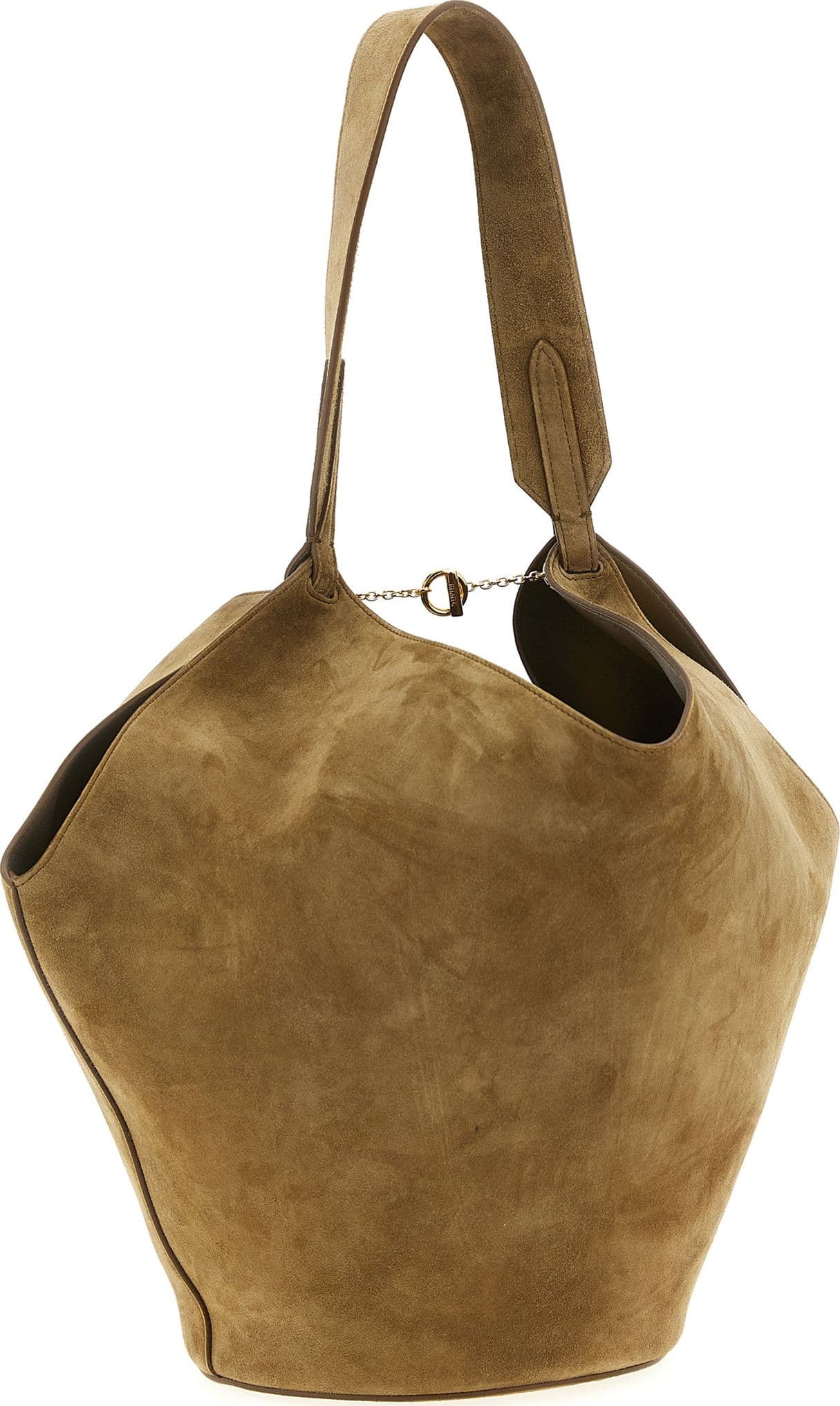 Brown Calfskin Tote Bag - 2