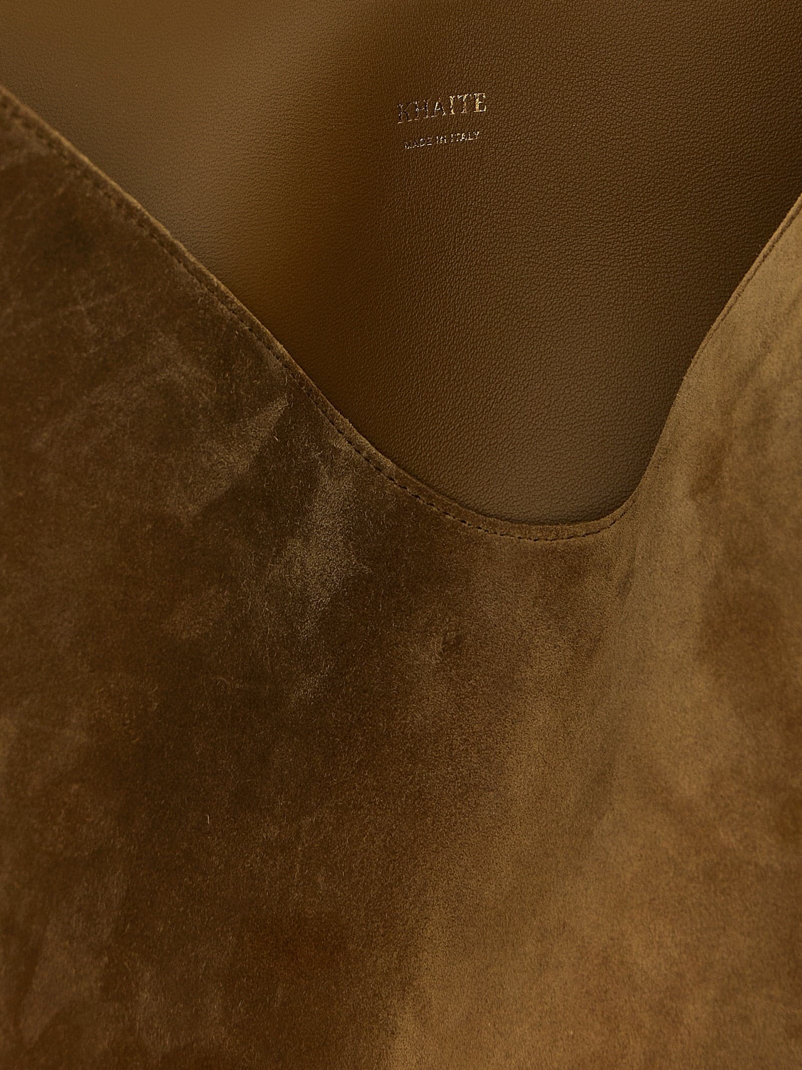 Brown Calfskin Tote Bag - 4