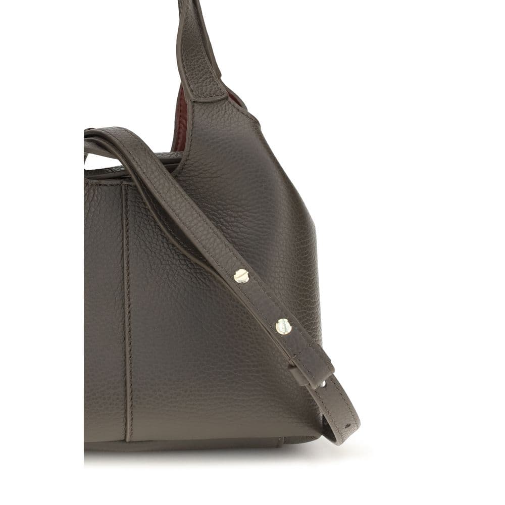 Brown Calf Leather Bos Taurus Handbag - 4