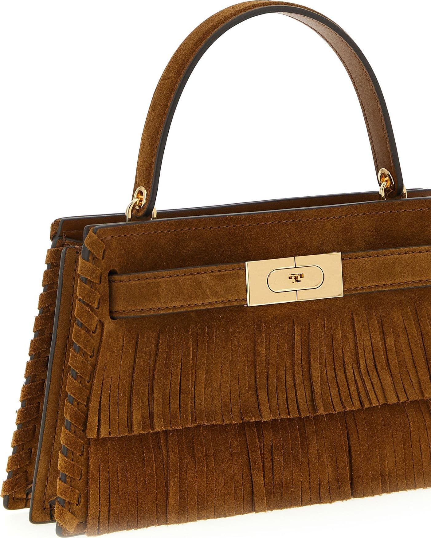 Brown Bovine Leather Handbag - 3