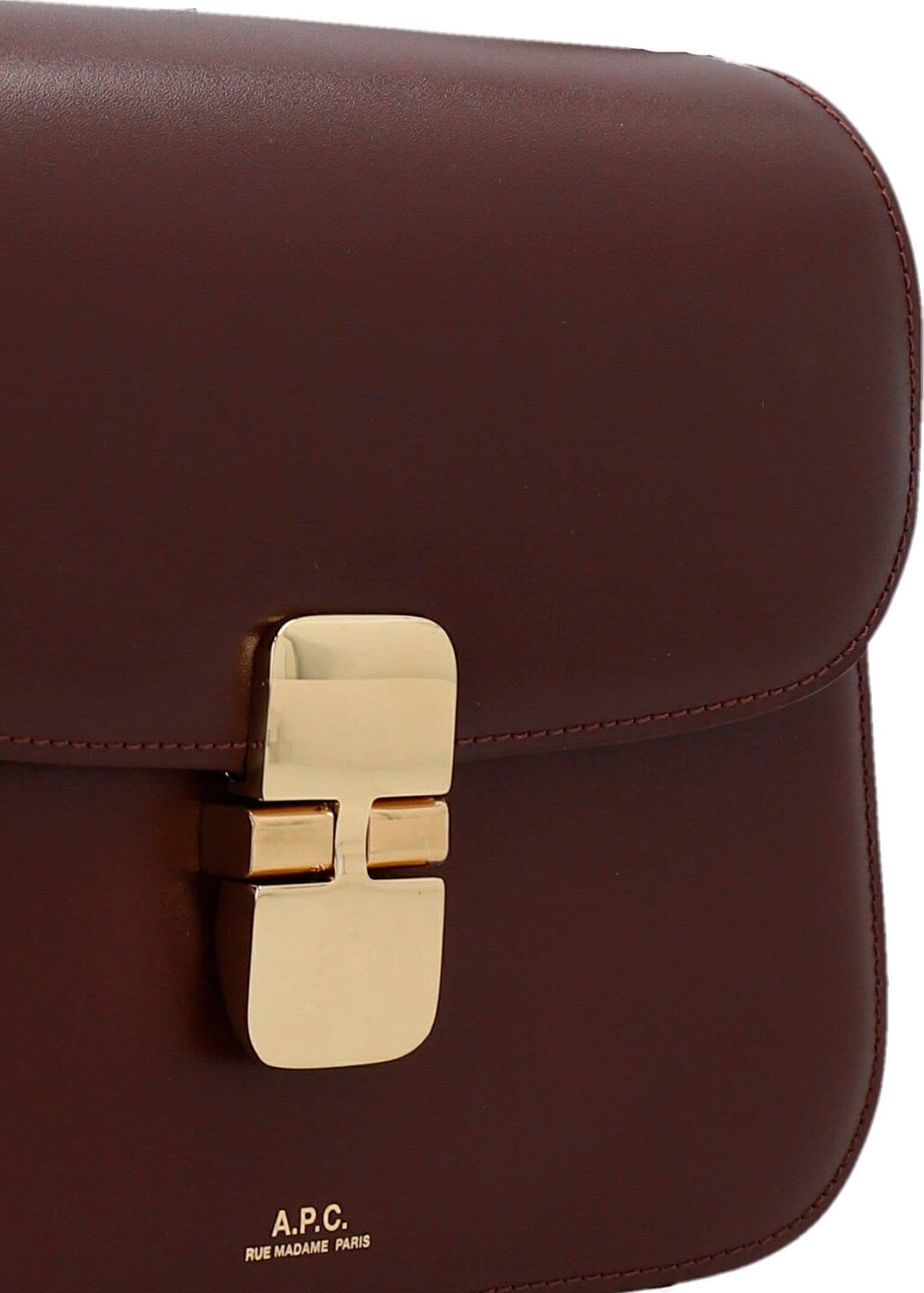 Bordeaux Cowhide Crossbody Bag - 3