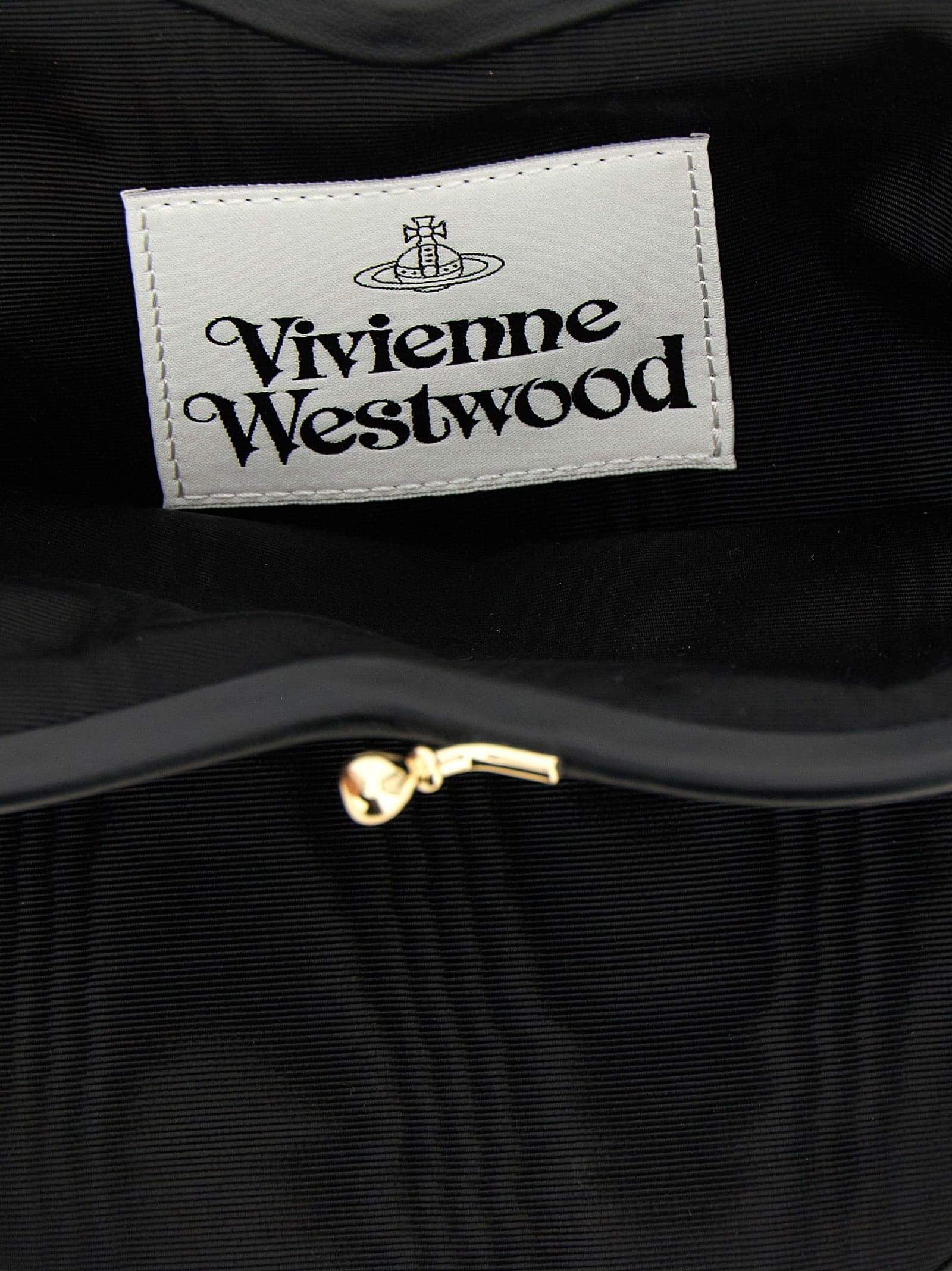 Black Viscose Handbag - 4