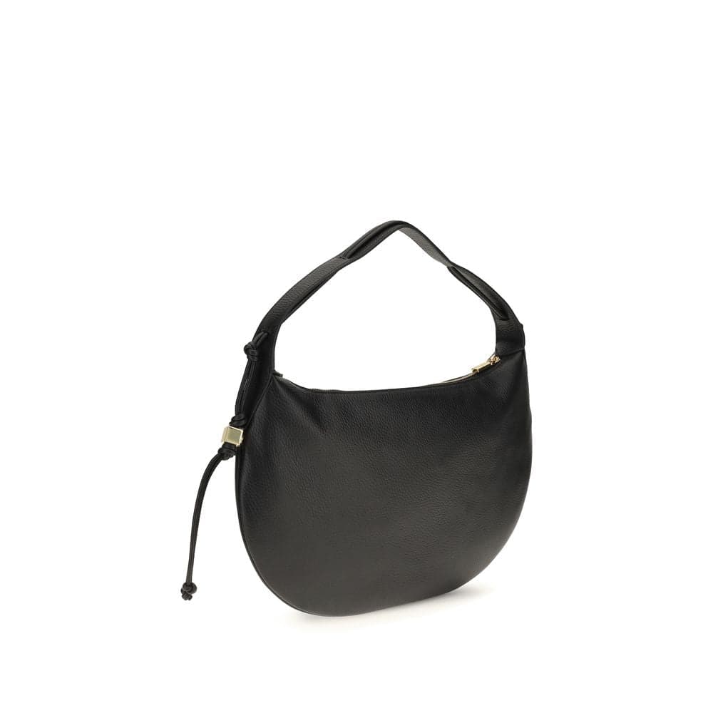 Black Calf Leather Bos Taurus Shoulder Bag - 3