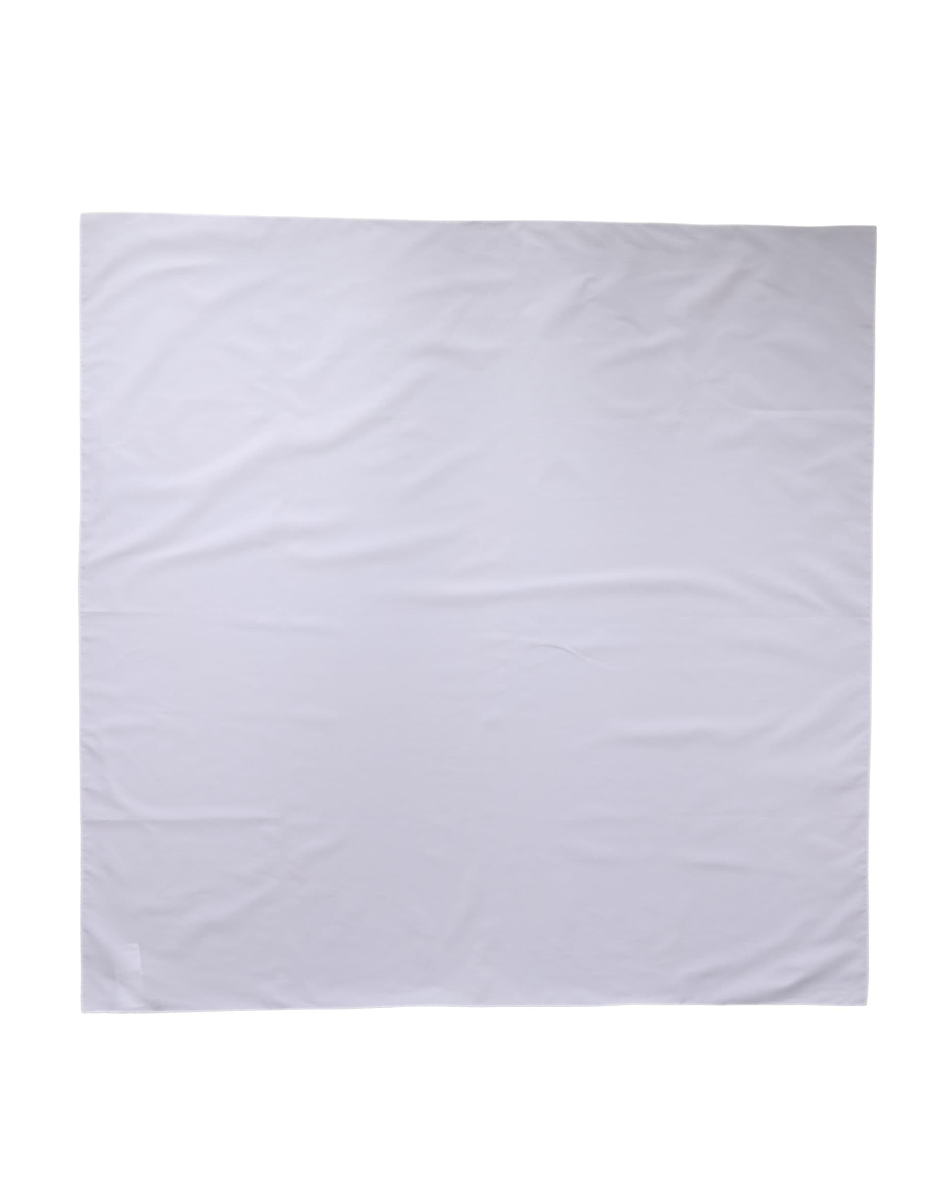 White Cotton Wrap Square Shawl Stole 91cm x 90cm  Scarf - 2
