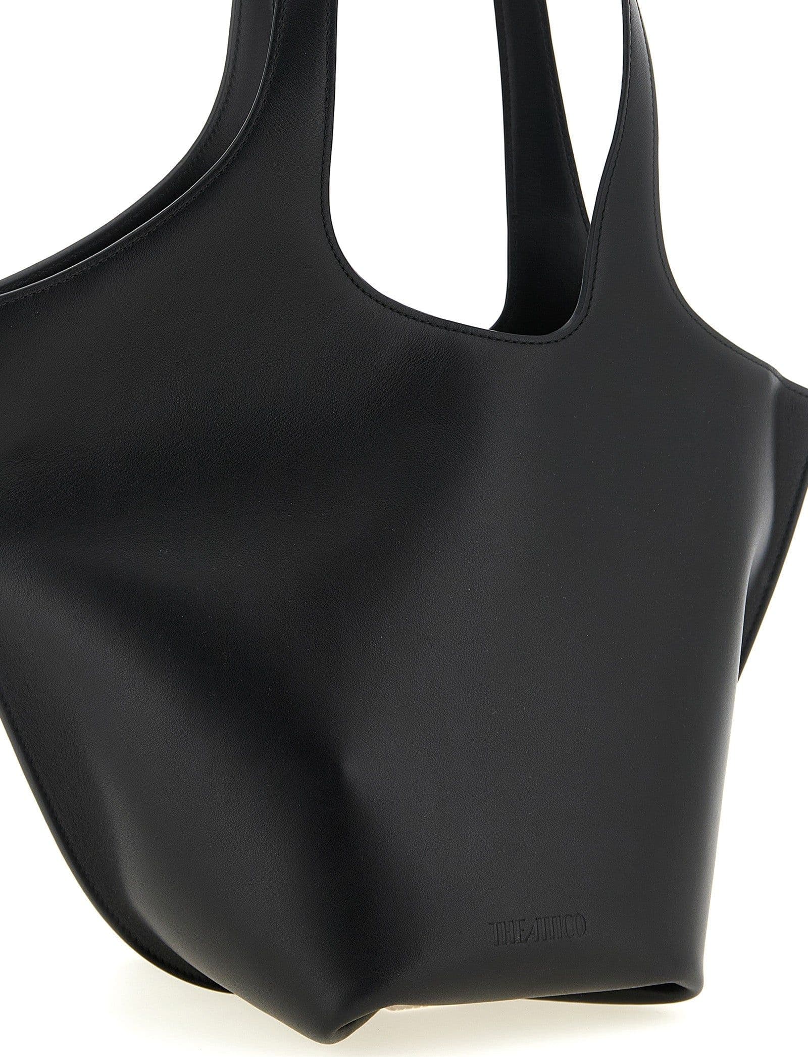 Black Calfskin Shoulder Bag - 3