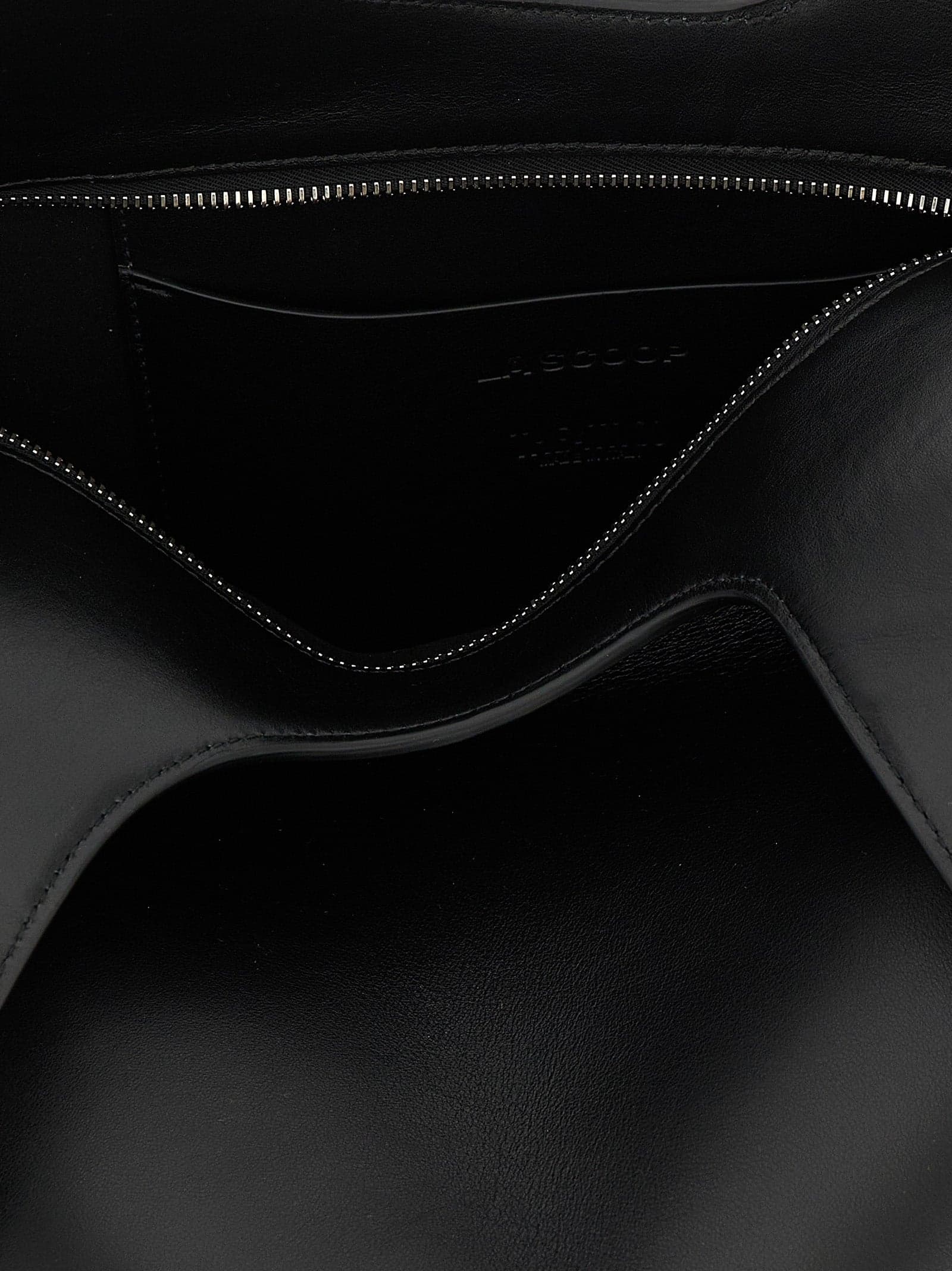 Black Calfskin Shoulder Bag - 4