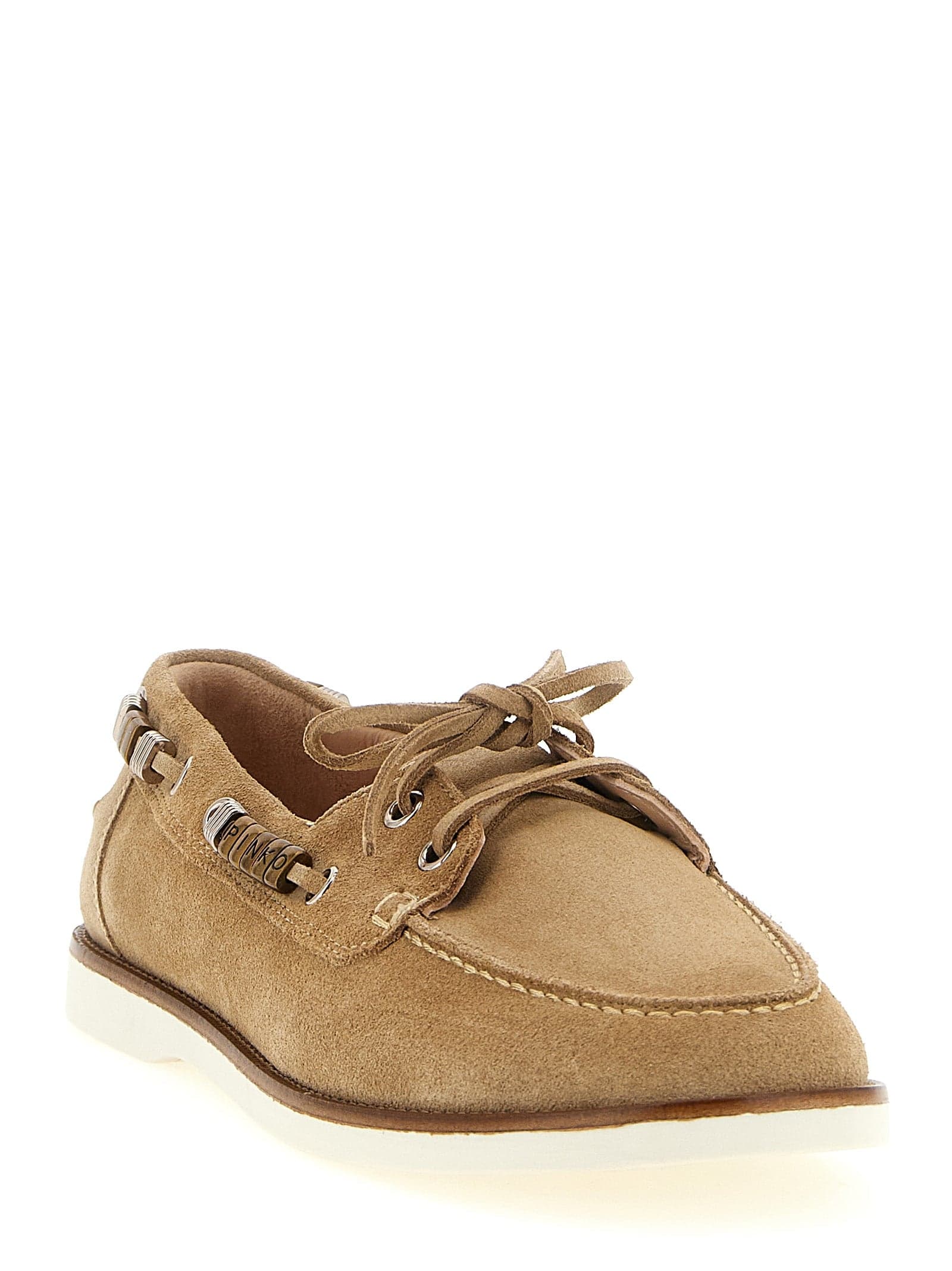 Beige Calfskin Moccassin - 2