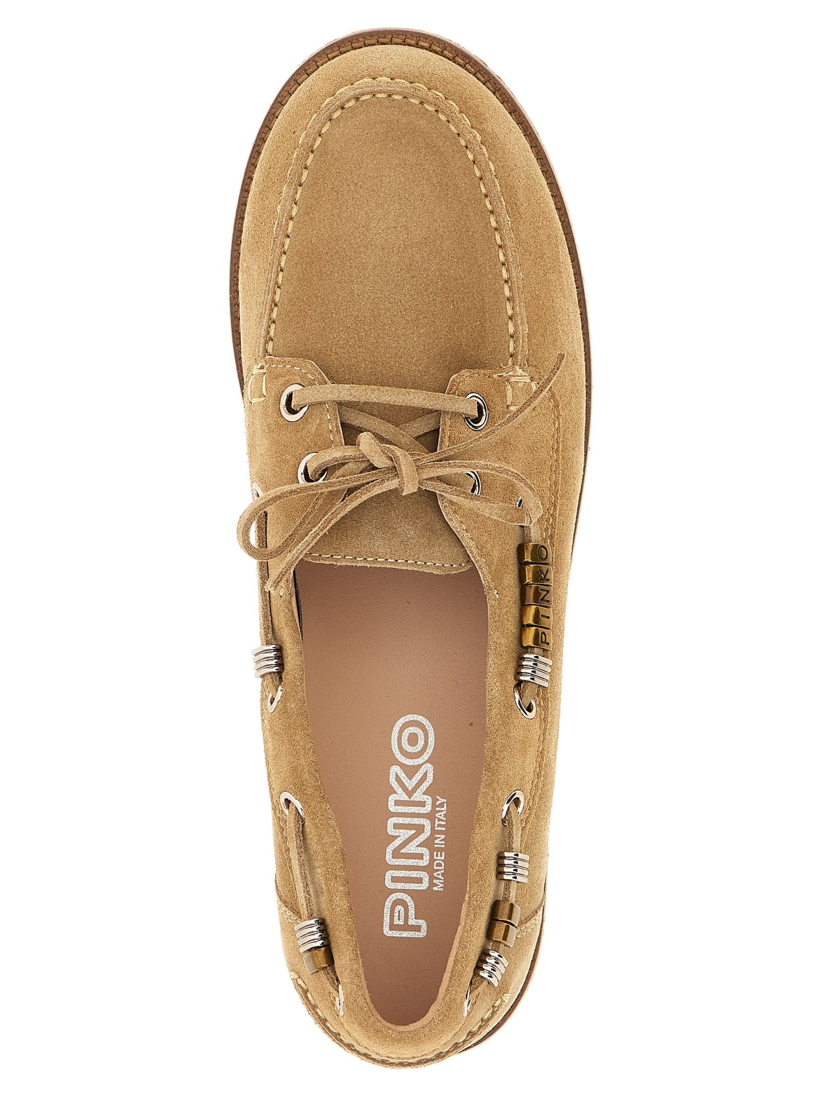 Beige Calfskin Moccassin - 4