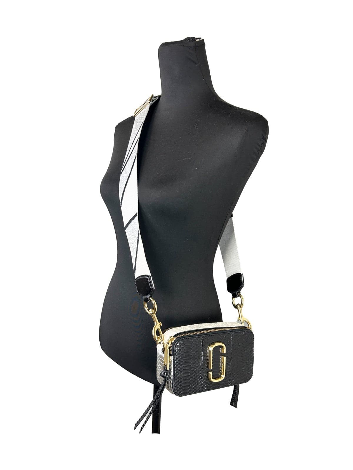 Marc Jacobs The Snapshot Snake Skin Crossbody Bag - 4