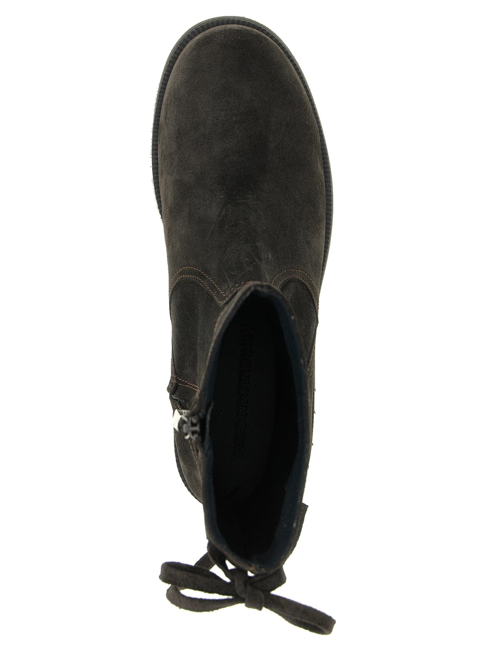 Brown Calfskin Ankle Boots - 4