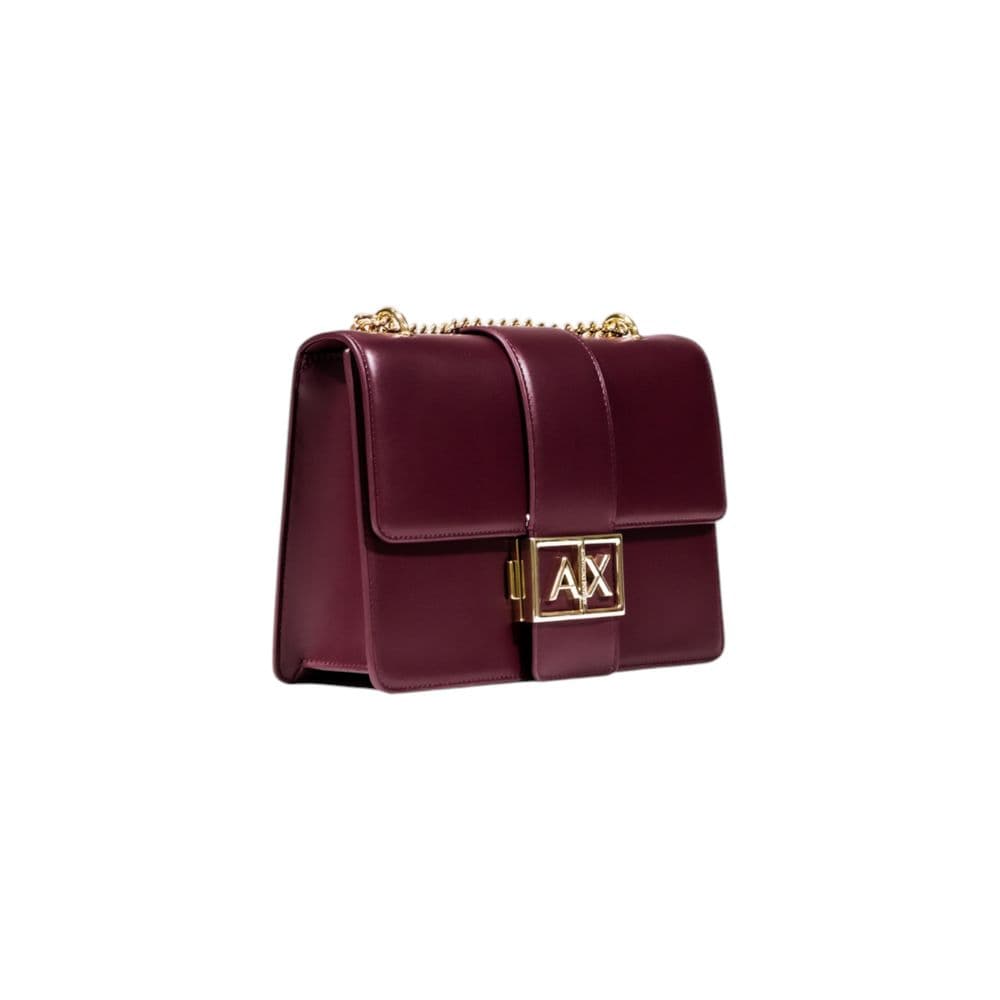 Bordeaux Polyester Handbag - 4