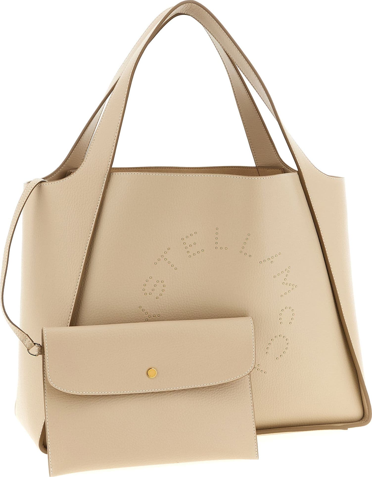 Beige Polyamide Tote Bag - 3
