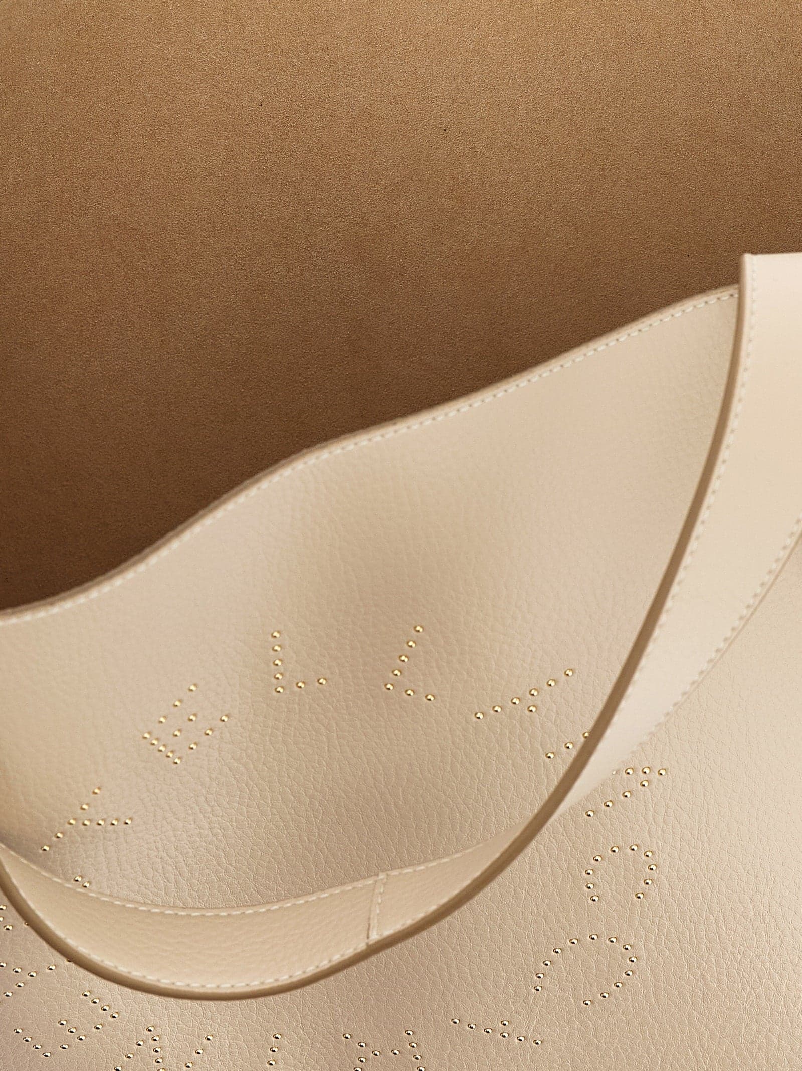 Beige Polyamide Tote Bag - 4