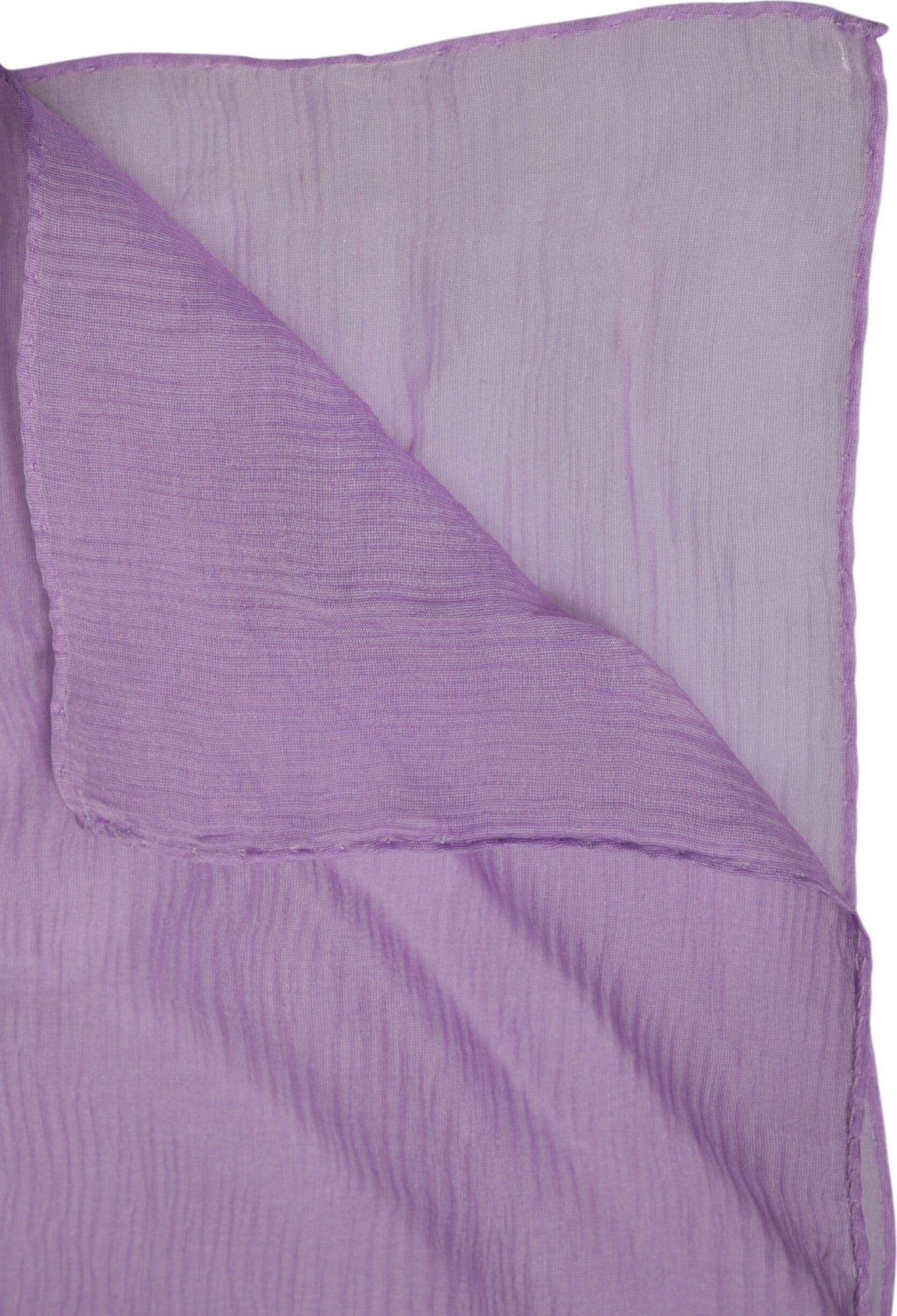 Purple Silk Rectangle Wrap Shawl Scarf - 5