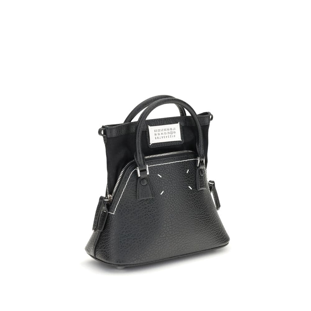 Black Calf Leather Bos Taurus Handbag - 2