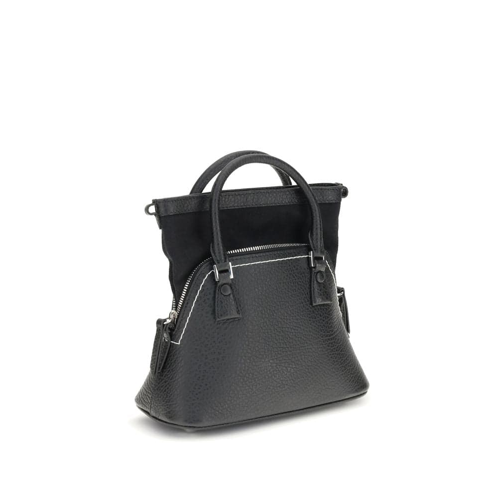 Black Calf Leather Bos Taurus Handbag - 3