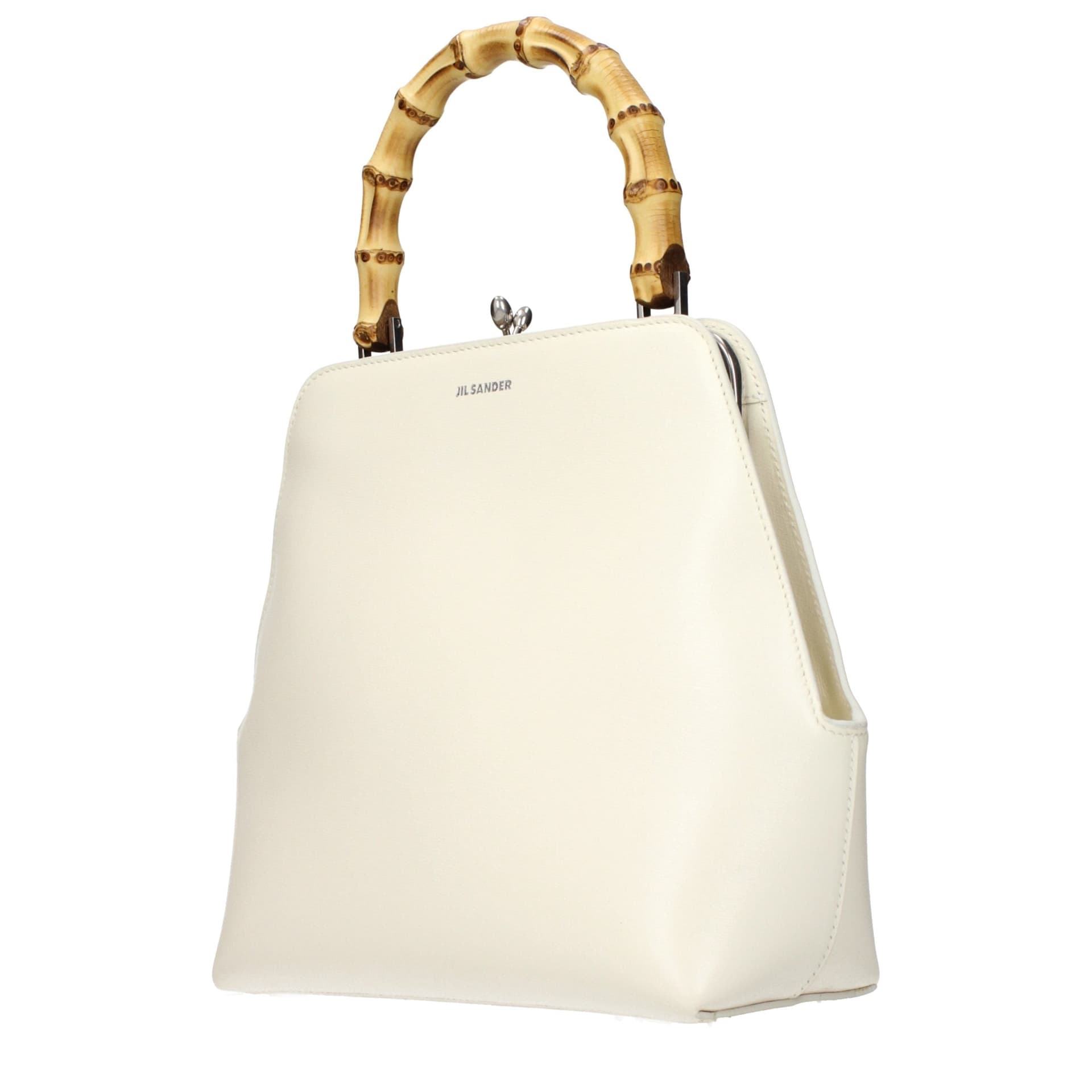Beige Leather Handbag - 2