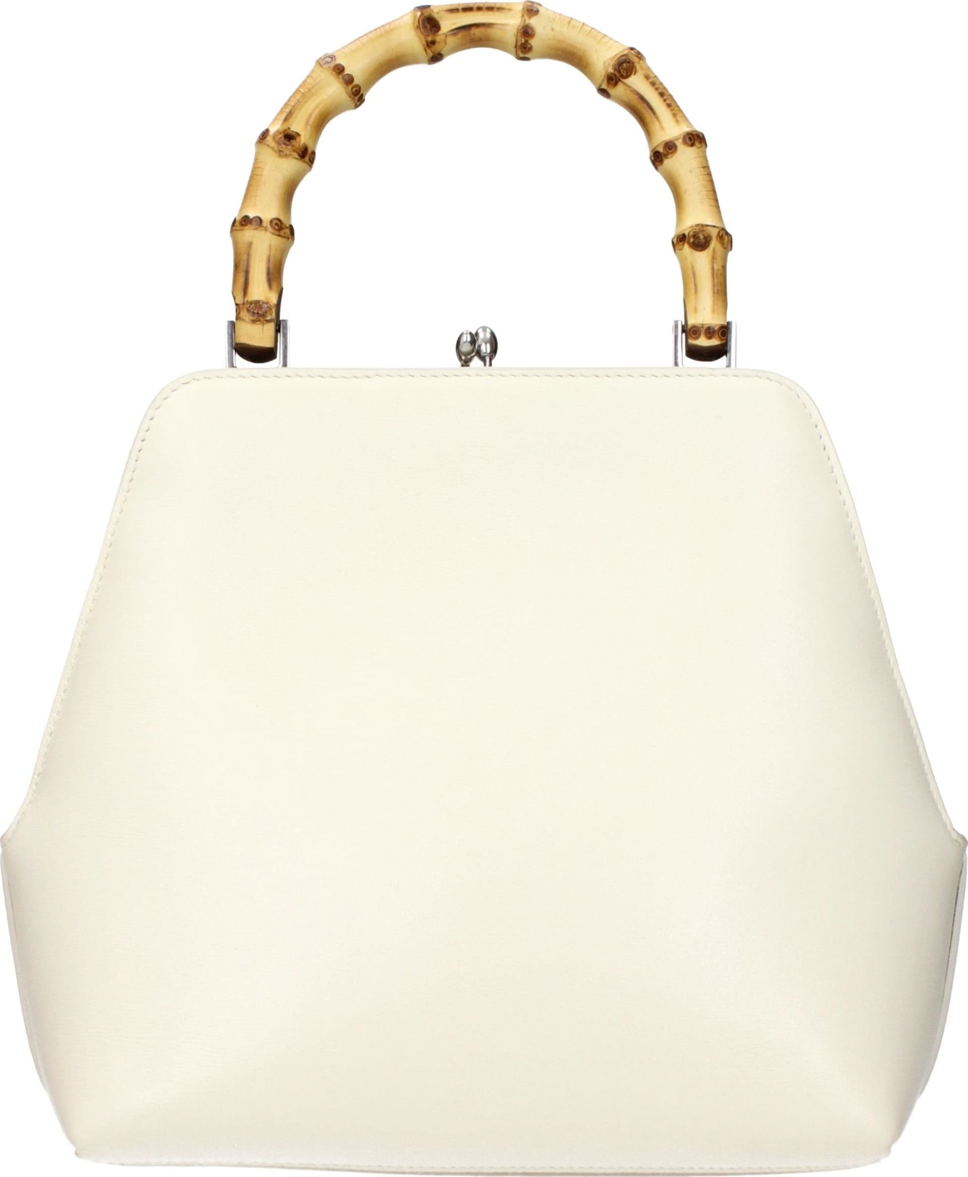 Beige Leather Handbag - 3