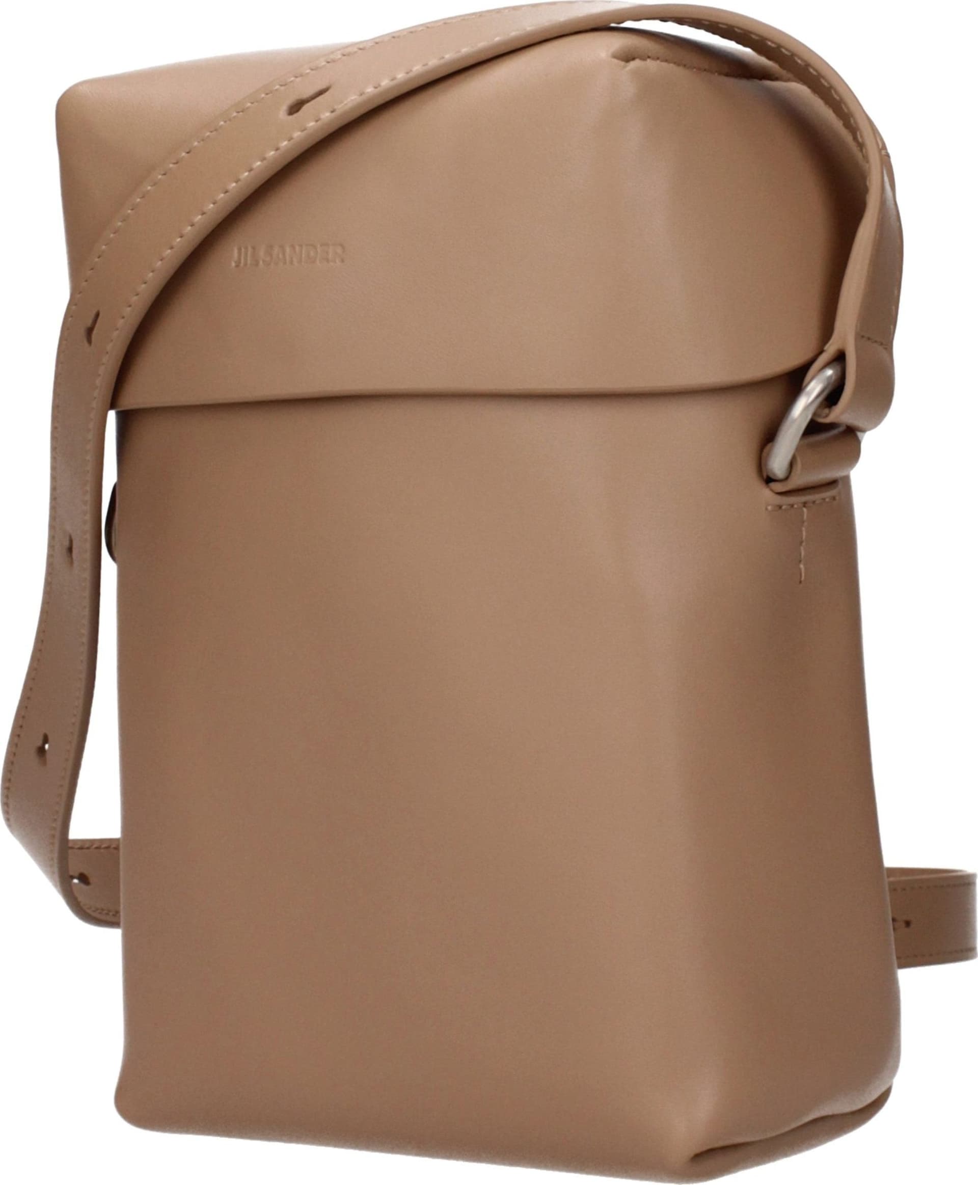 Brown Leather Crossbody Bag - 2