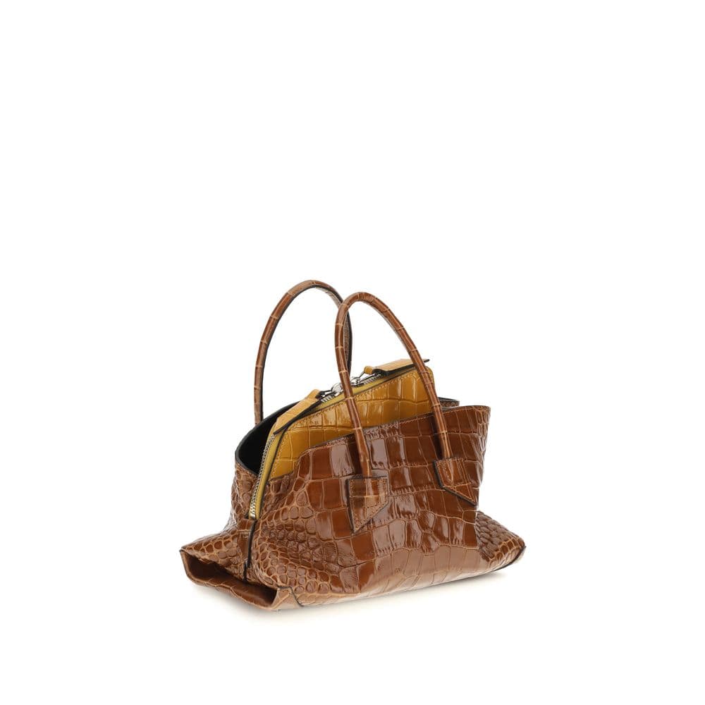 Brown Calf Leather Bos Taurus Handbag - 3