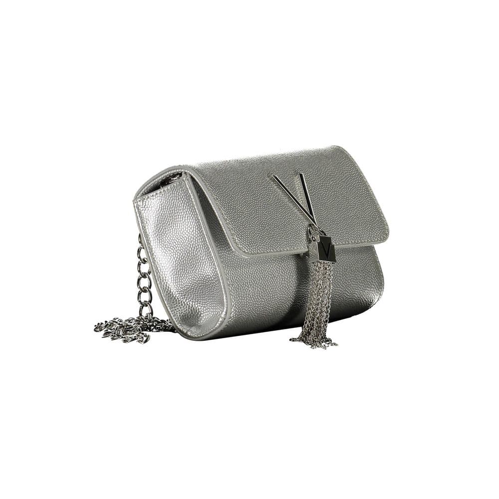Silver Polyurethane Women Bag - 3