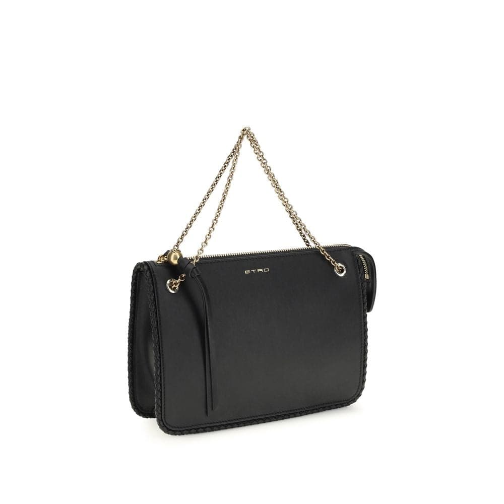 Black Calf Leather Bos Taurus Clutch Bag - 2
