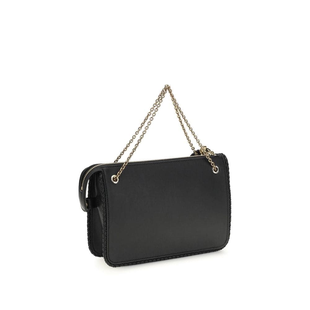 Black Calf Leather Bos Taurus Clutch Bag - 3