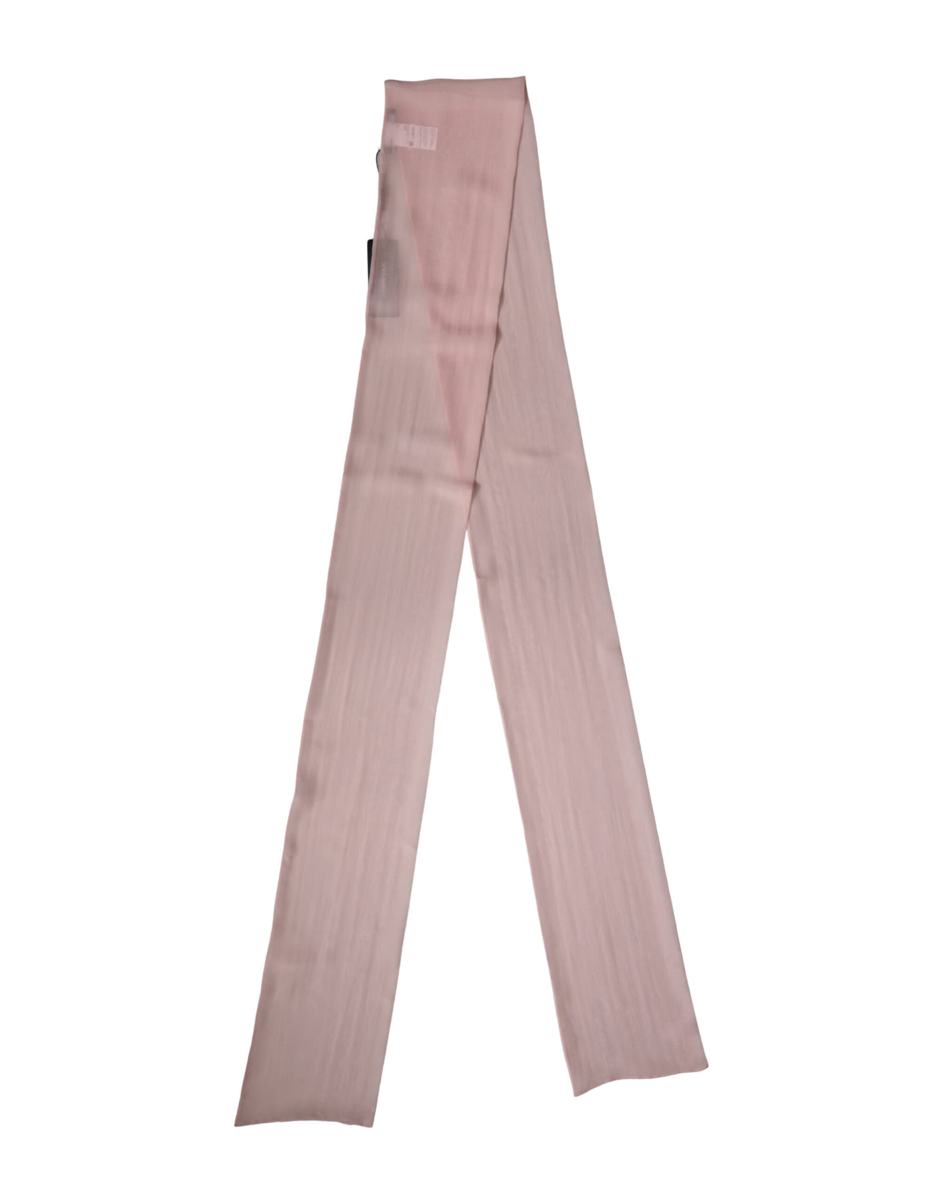 Light Pink Silk Neck Wrap Shawl Stole 293cm x 19cm Scarf - 2