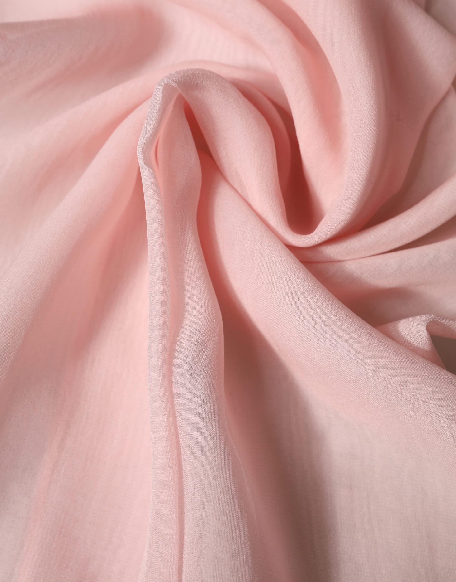 Light Pink Silk Neck Wrap Shawl Stole 293cm x 19cm Scarf - 3