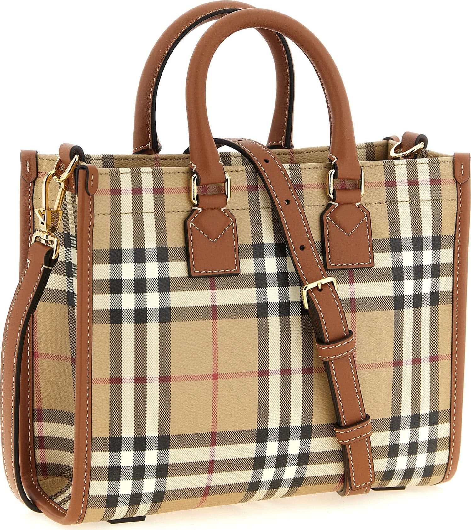 Beige Polyethylene Tote Bag - 2