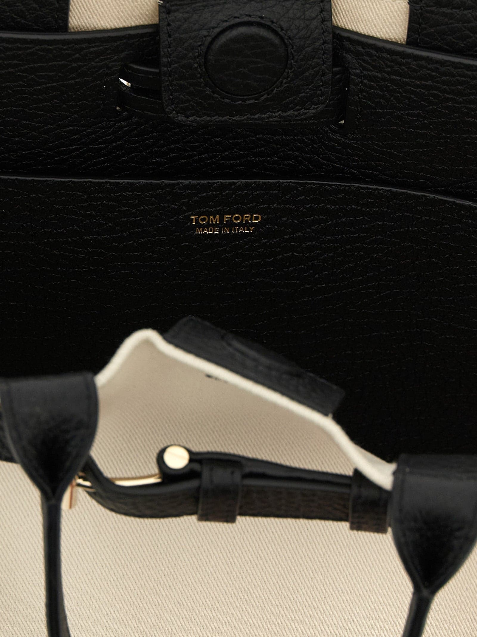 Bicolor Cotton Tote Bag - 4