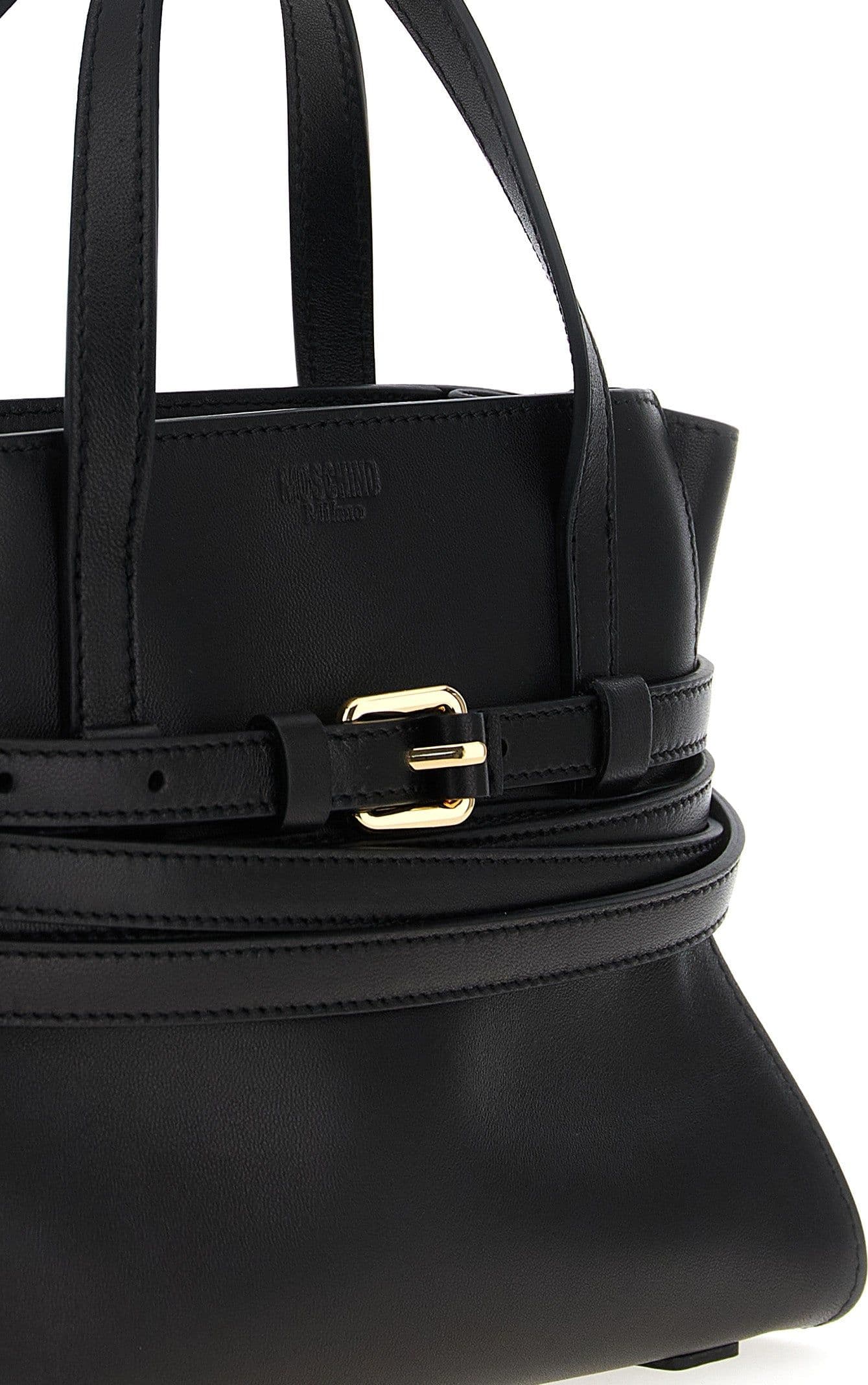 Black Polyester Handbag - 3