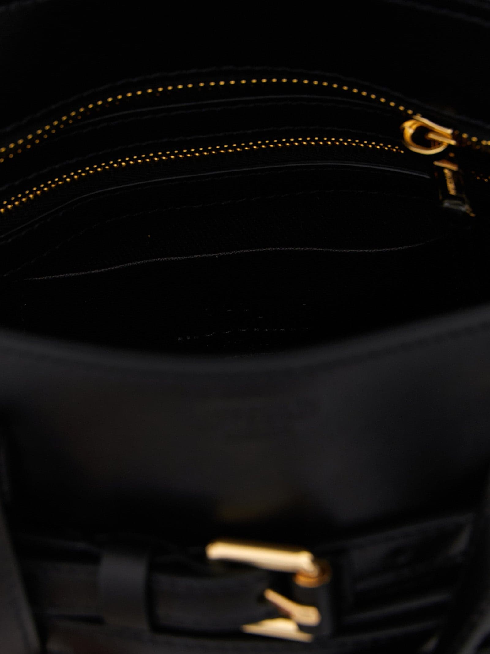 Black Polyester Handbag - 4