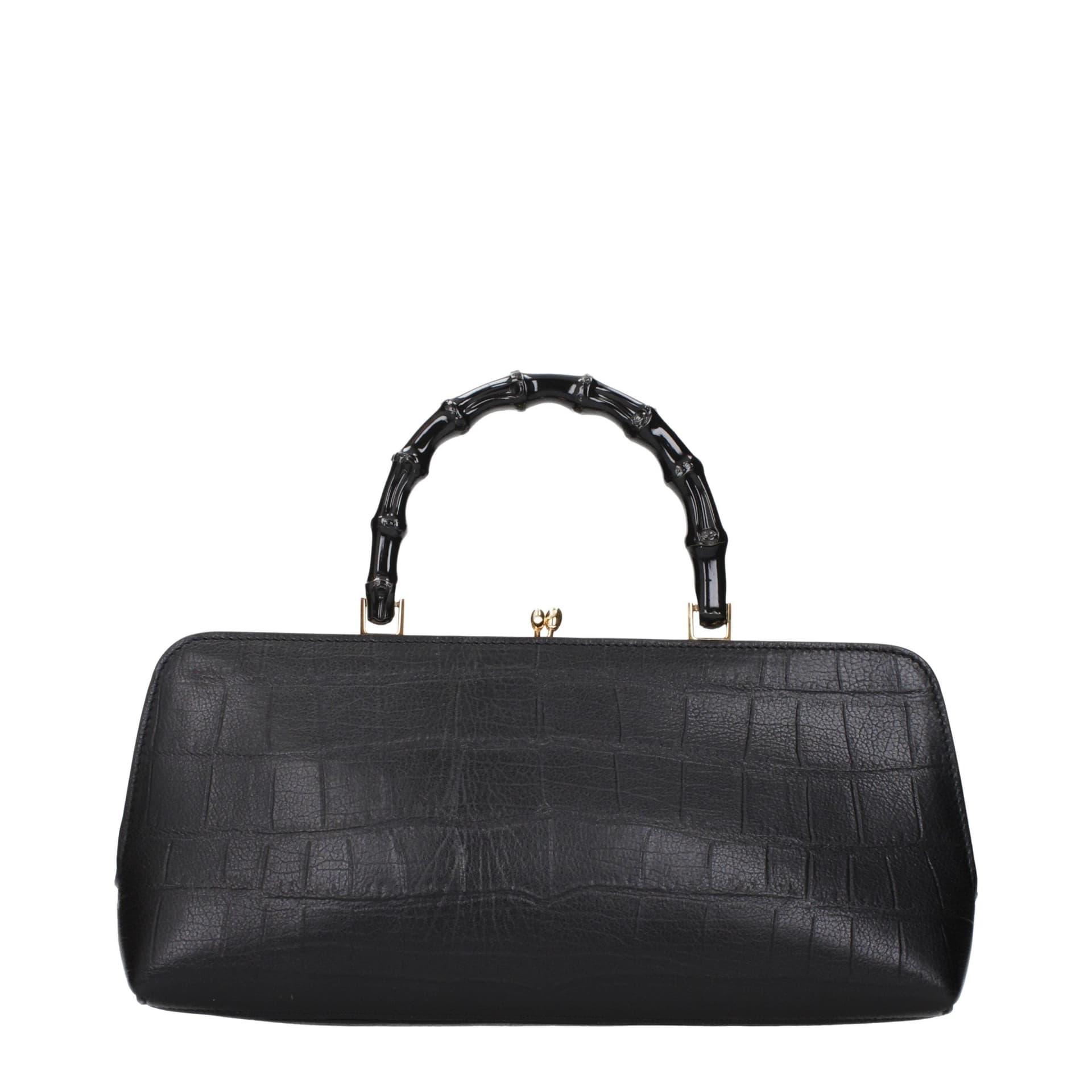 Black Leather Handbag - 3