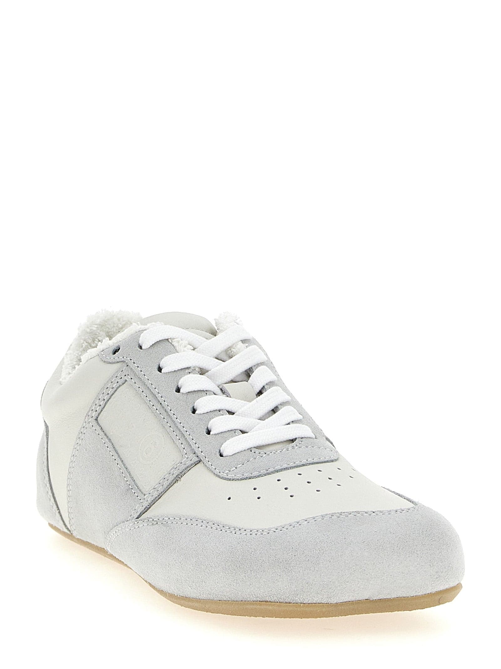 Gray Calfskin Athletic Sneakers - 2