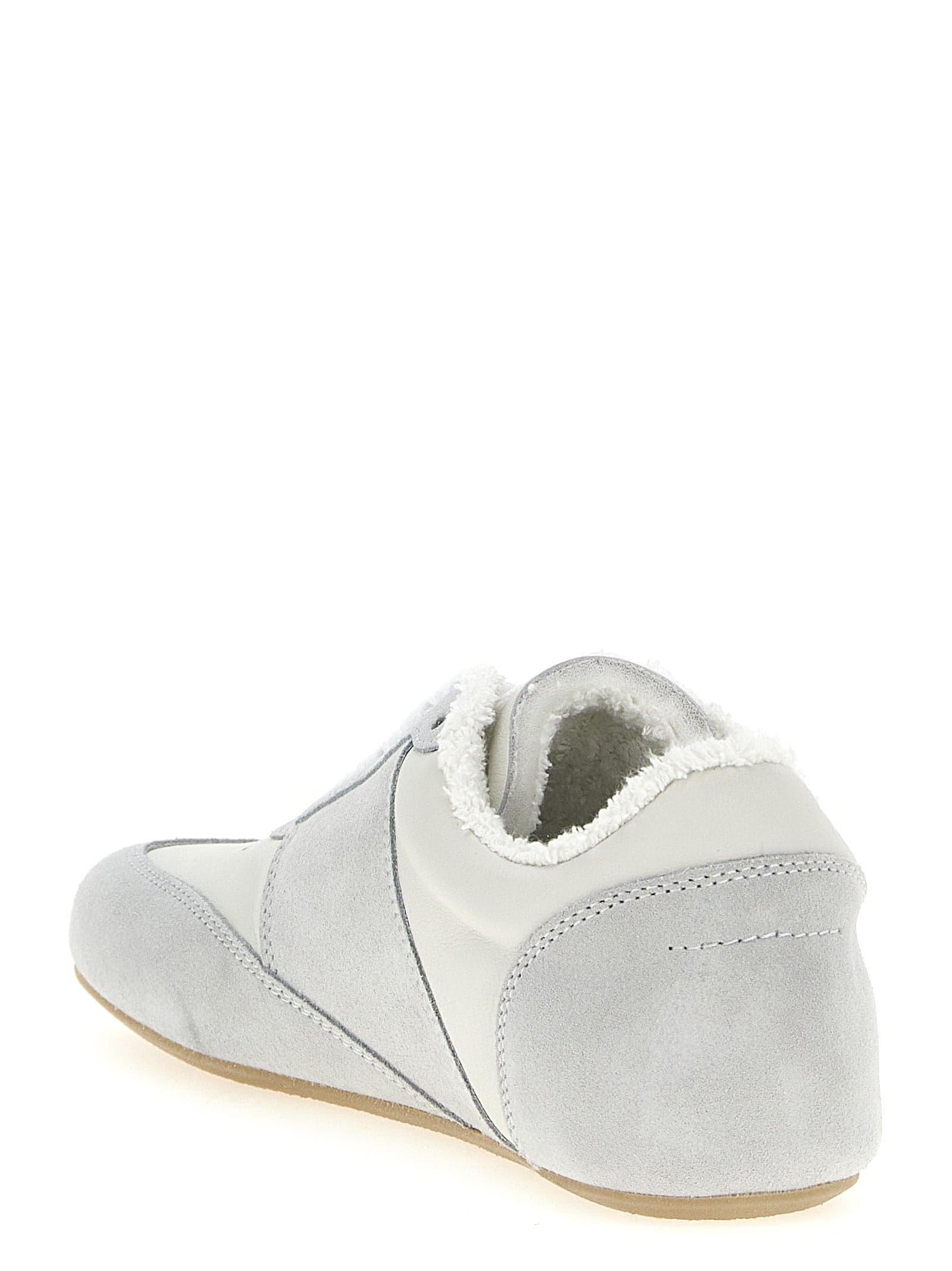 Gray Calfskin Athletic Sneakers - 3
