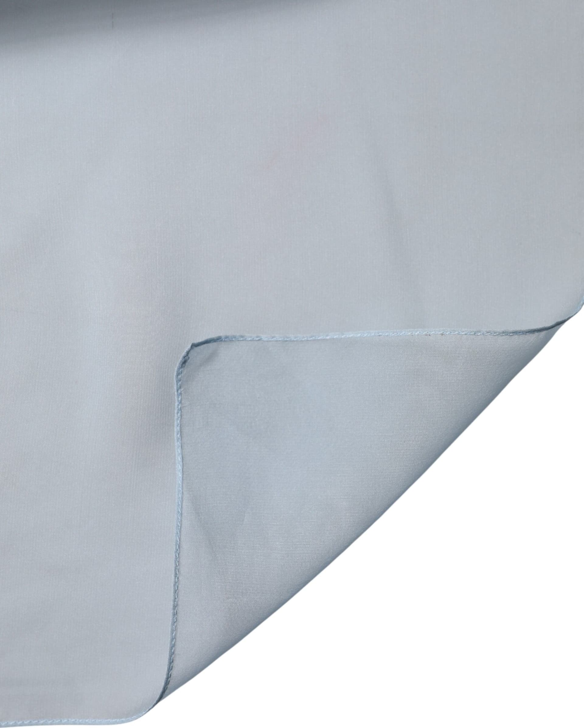 Light Blue Silk Stole Neck Wrap Shawl 200cm x 130cm Scarf - 4