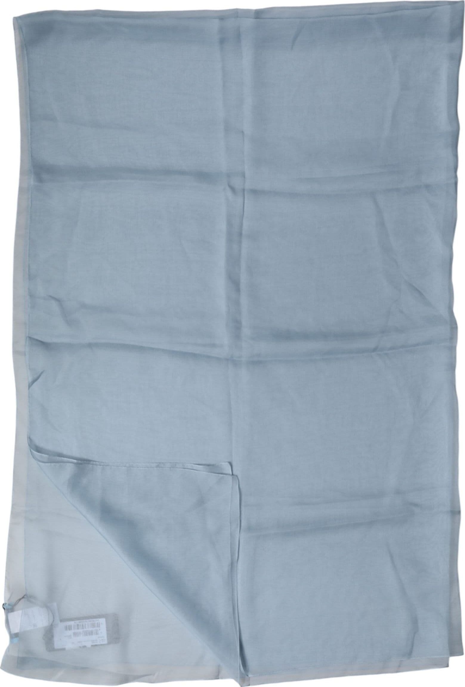 Light Blue Silk Stole Neck Wrap Shawl 200cm x 130cm Scarf - 5