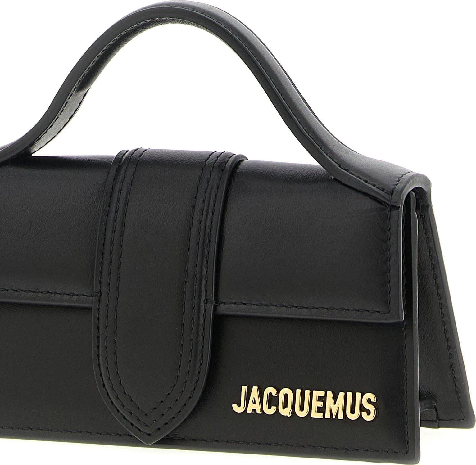 Black Cowhide Handbag - 3