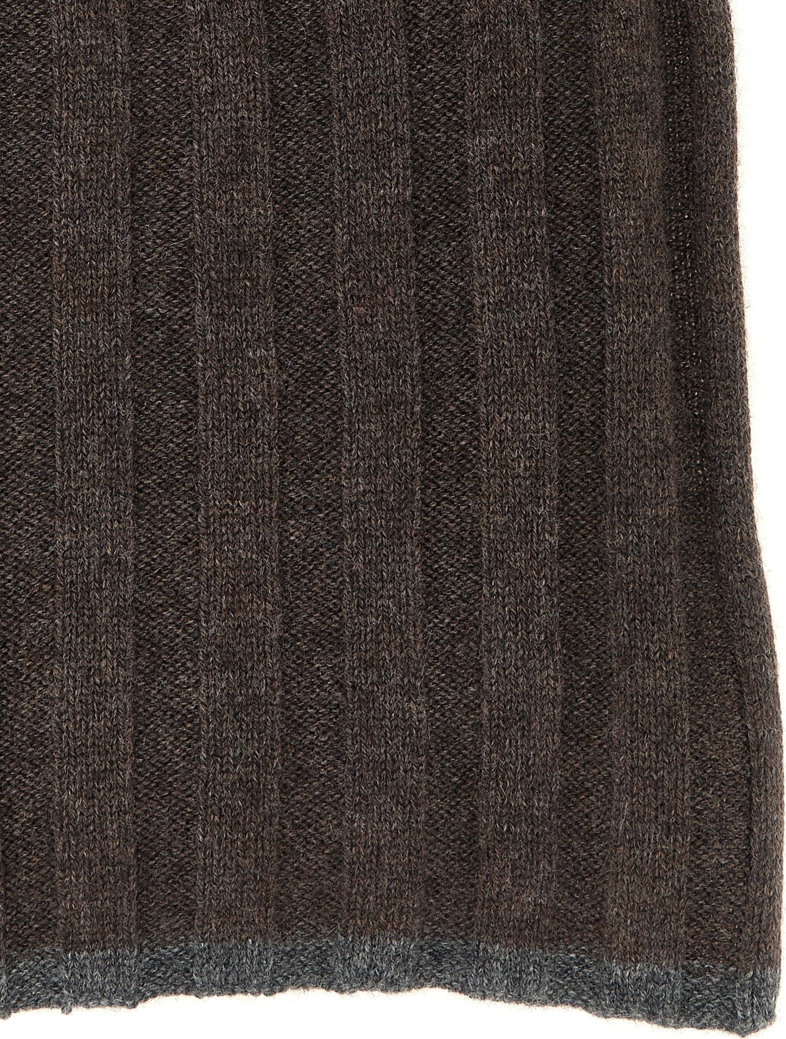 Brown Cashmere Scarf - 2