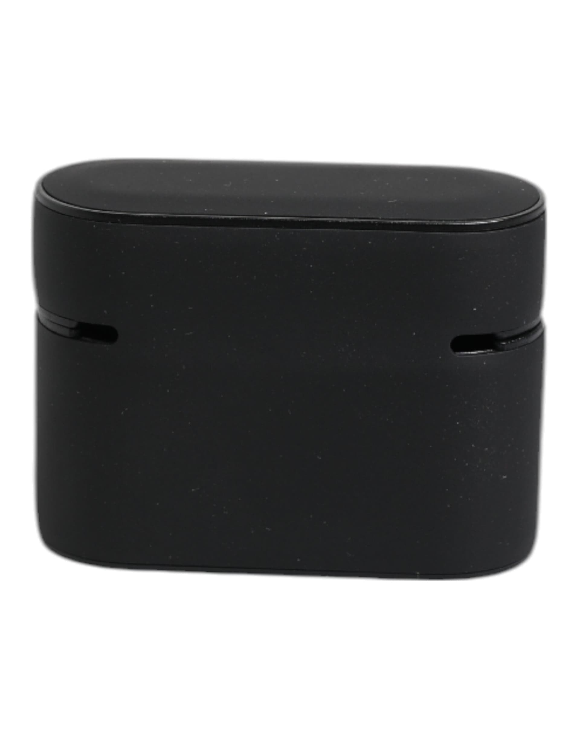 Black Orange Silicone Embossed Logo Airpods Case - 4